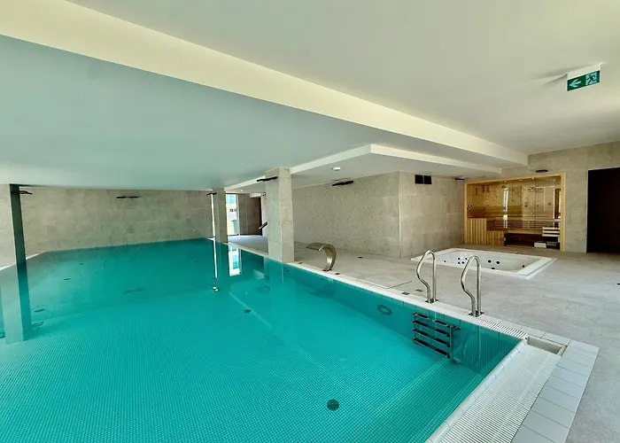 D209 Classik Z 2 Sypialniami, Basenem, Sauna, Jacuzzi, Przy Samej Plazy - 5d Διαμέρισμα *